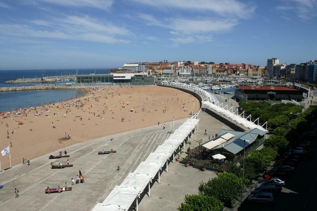 Primera Linea Playa+Parking Gratis Gijon Exterior photo
